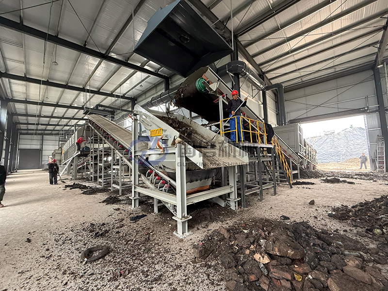 建筑垃圾分拣生产线