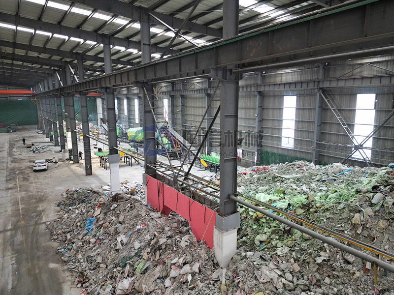 安徽宿州建筑垃圾筛分现场